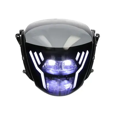 Faro anteriore DMP smoke a led x Piaggio zip 2000