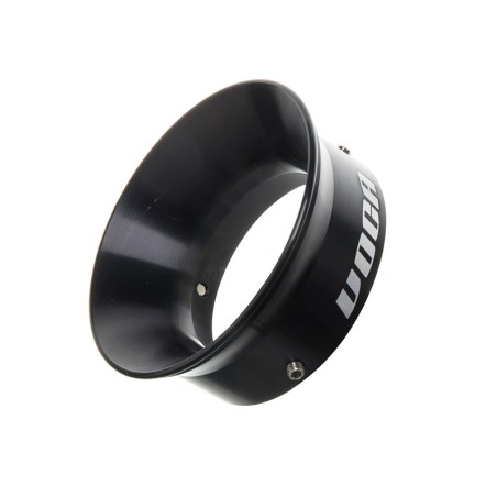 Cornetto aspirazione CNC VOCA nero x carburatori PWK con imbocco filtro da 48mm