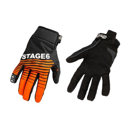 Guanti STAGE6 Street pure arancione/nero