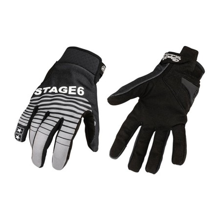 Guanti STAGE6 Street pure nero/grigio