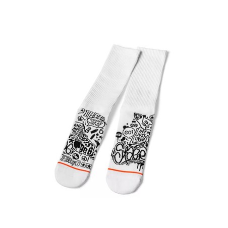Calze STAGE6 bianche 36-40 100% cottone