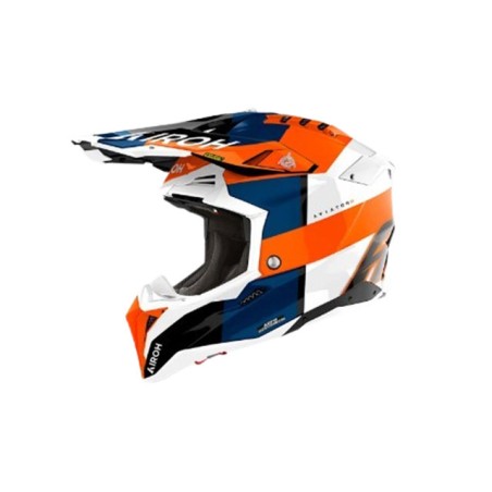 Casco AIROH 2025 Aviator 3 Monarch orange gloss