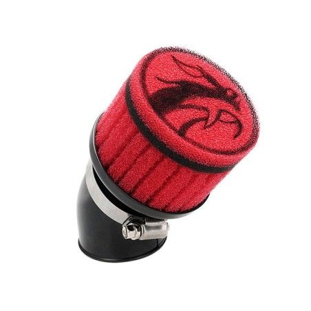 Filtro aria VOCA Racing rosso x carburatori Keihin PWK imbocco 48mm