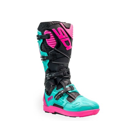 Stivali SIDI 2024 crossfire 3 SRS fuscia azzurro
