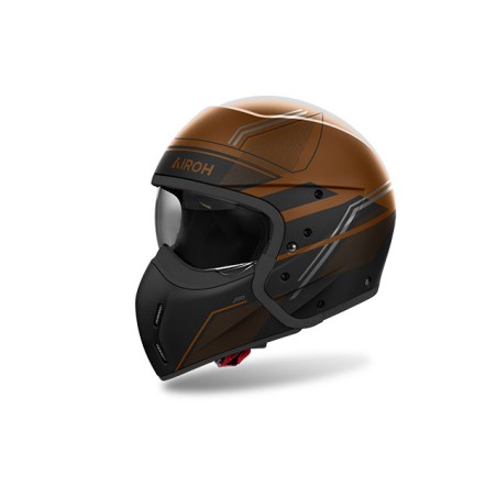 Casco AIROH 2025 J110 Slim Bronze matt ( mentoniera staccabile)