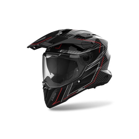 Casco AIROH 2025 Commander 2 Carbon stylish gloss