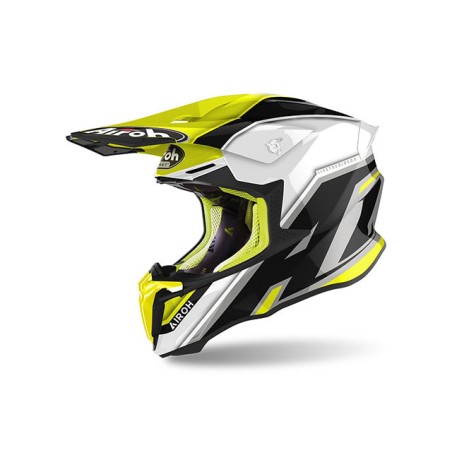 Casco AIROH Twist 2.0 Shaken yellow gloss