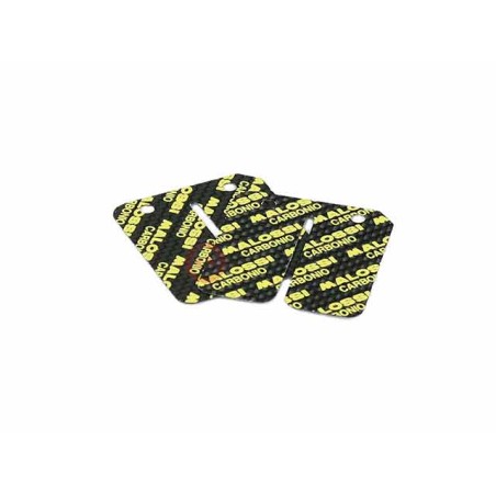 Serie 3 lamelle in carbonio MALOSSI  sp.0,30 0,35 0,40 VL10 valvola originale Minarelli Verticale