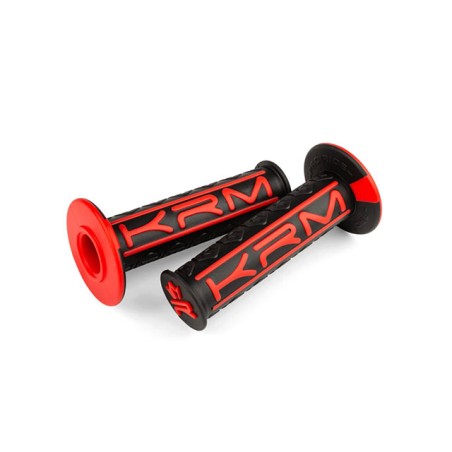 Coppia manopole KRM Nero/Rosso