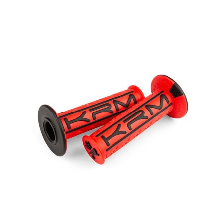 Coppia manopole KRM Rosso/Nero