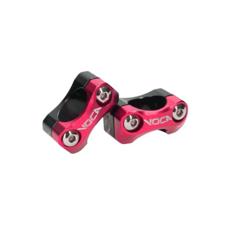 Adattatori manubrio VOCA rosa Ø 28mm per piastre da Ø 22mm