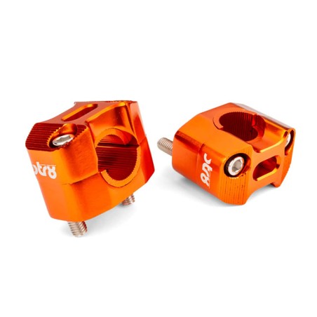 Adattatori manubrio Ø 28mm STR8 arancioni x piastre manubrio Ø 22mm