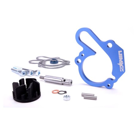 Kit pompa acqua maggiorata 2WIN blu x Minarelli AM6