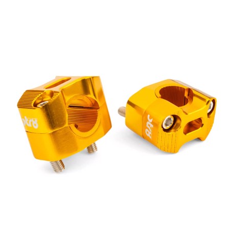 Adattatori x manubri Ø 28mm STR8 oro x piastre manubrio Ø 22mm