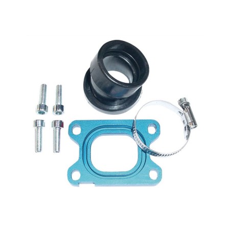 Collettore C4 Blu 360° x AM6/Derbi x carburatori PWK-VHST 24-28mm