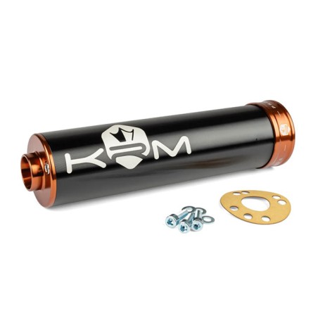 Silenziatore KRM nero/bronzo x marmitte 70-90cc