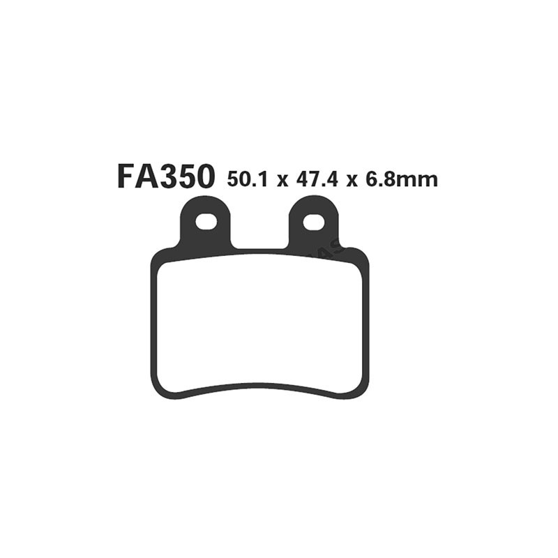 Coppia pastglie FERODO Eco Friction posteriori x HM 50