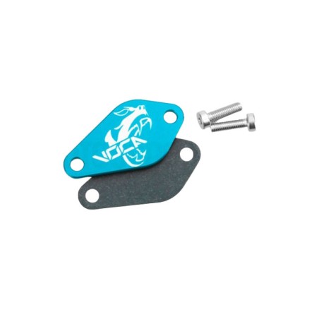 Piastrina VOCA Style azzurro x copertura foro miscelatore Minarelli AM6 e Derbi