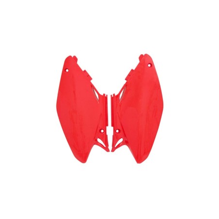Pair of side number plates x HM 50 Red