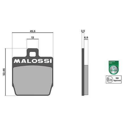 Organic MHR MALOSSI pads