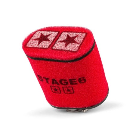 Filtro aria STAGE6 Double-Layer rosso ovale imbocco Ø 70mm