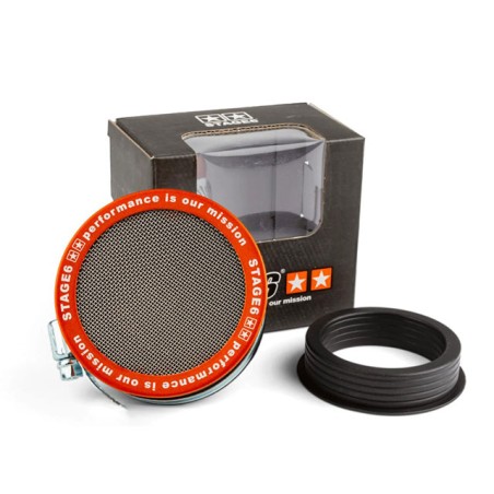 Intake funnel STAGE6 orange with 48 and 60mm inlet grille
