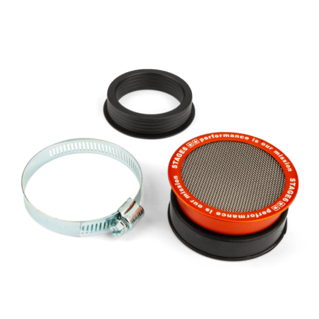 Intake funnel STAGE6 orange with 48 and 60mm inlet grille