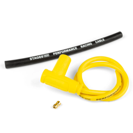 Spark plug cable with STAGE6 Racing hosel