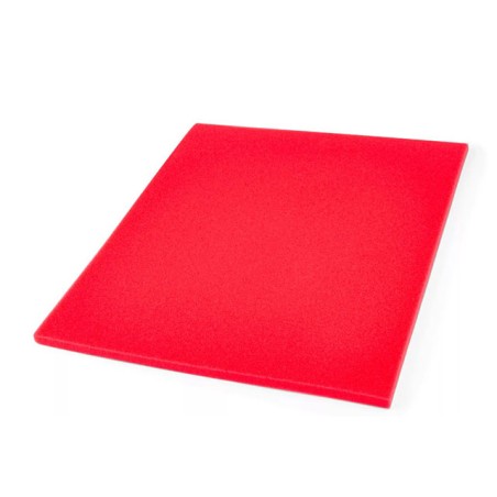 Air filter sheet ARTEIN red 280x330x10mm