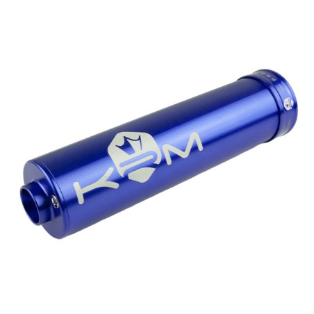 Silenziatore KRM blu scuro x marmitte 90-110cc