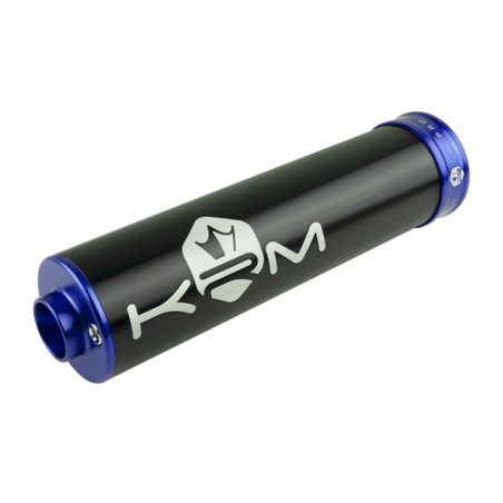 Silenziatore KRM nero/blu scuro x marmitte 70-90cc