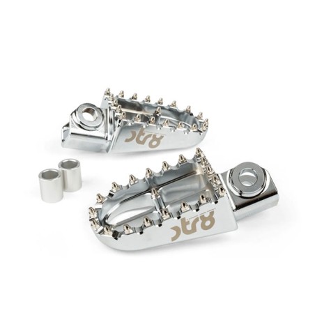 Footpeg kit STR8 CNC x RIEJU chrome