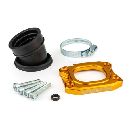 Collettore STAGE6 360° x AM6/Derbi x carburatori PWK 30-34mm