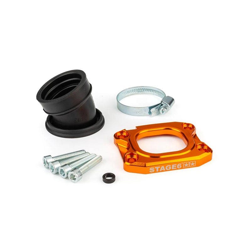 Collettore STAGE6 360° x AM6/Derbi x carburatori PWK 30-34mm