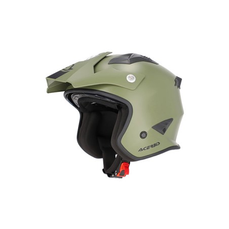 Casco ACERBIS jet aria helmet verde militare