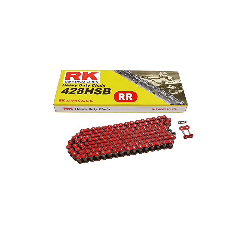 Catena RK 428 HSB rossa - 140 maglie