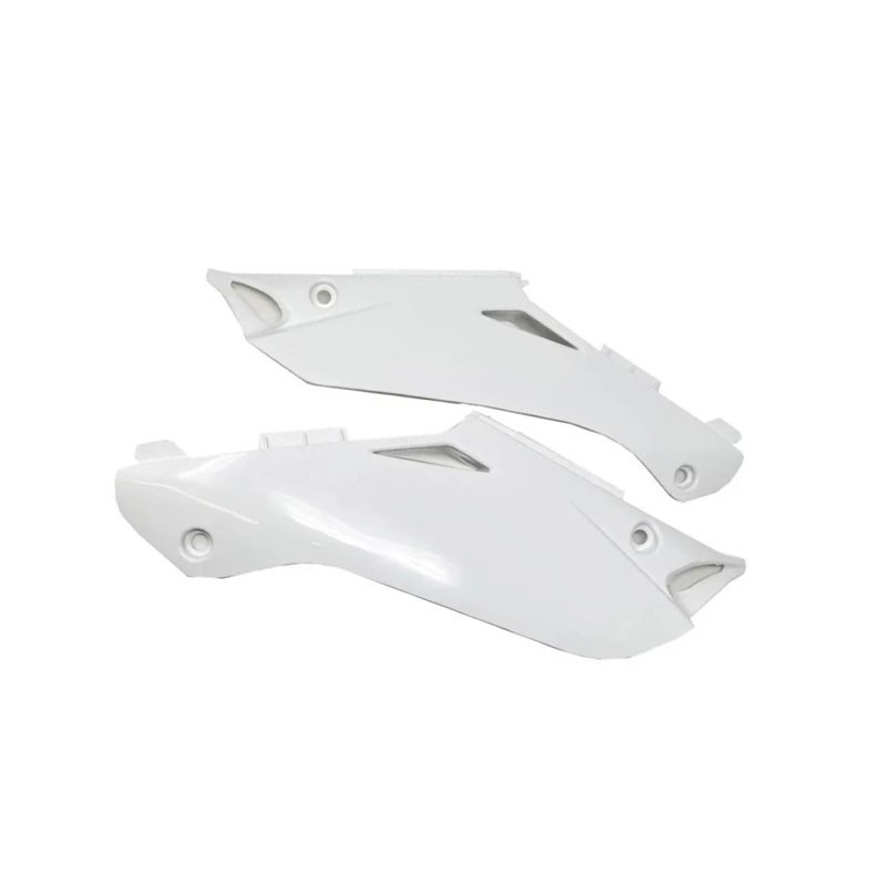 Pair of side number plates cut out for HM 50 White