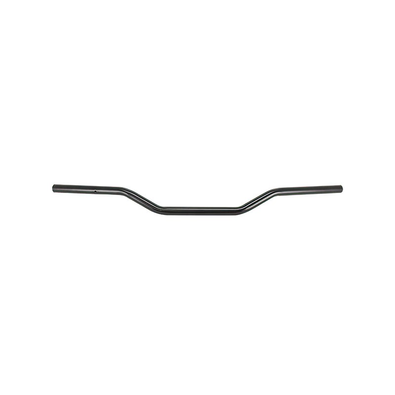 Manubrio STR8 universale acciaio nero diametro 22mm