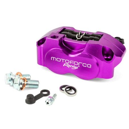 Pinza freno radiale 4 pistoncini MOTOFORCE Viola