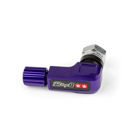 Valvola ruota CNC 90° STAGE6 viola