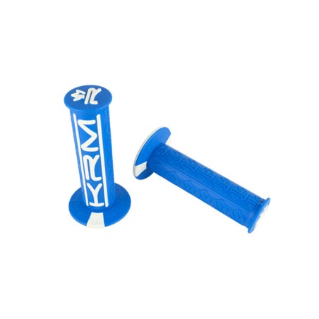 Coppia manopole KRM bianca azzurra