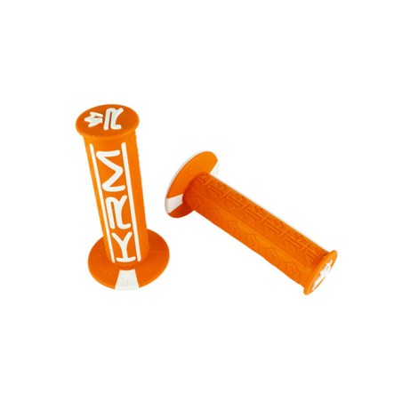 Coppia manopole KRM bianco arancio