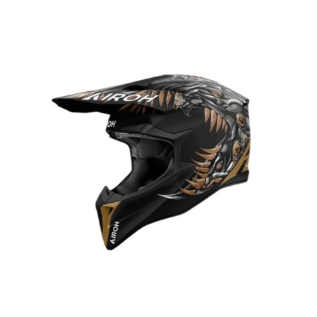 Casco AIROH Wraap 2026 Red blue gloss