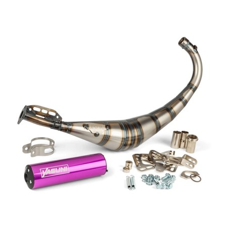Muffler YASUNI R2 purple 50/70cc x MINARELLI AM6 - DERBI