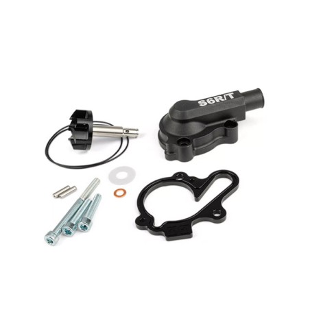 Kit pompa acqua maggiorata STAGE6 nero con coperchio x Minarelli Am6
