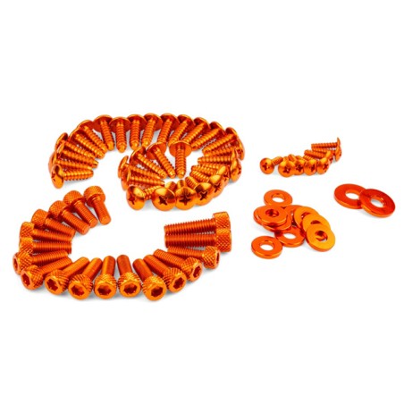 Set viti STR8 arancioni x carene MBK Nitro/Yamaha Aerox 50cc