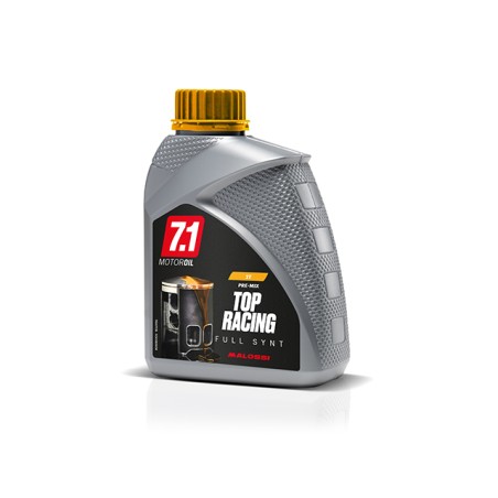 1 lt olio miscela MALOSSI 7.1 Racing Full Synt 2T 100% sintetico