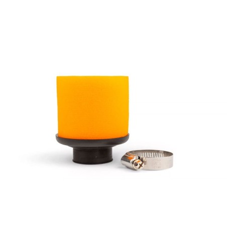 MOTOFORCE Racing air filter orange inlet 35mm