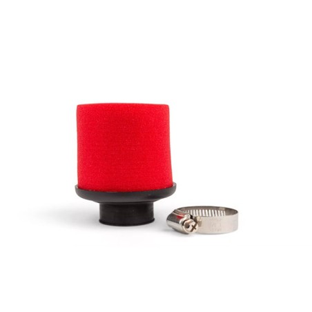 MOTOFORCE Racing air filter red inlet 35mm