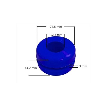 Radiator rubber for SHERCO 50 Blue